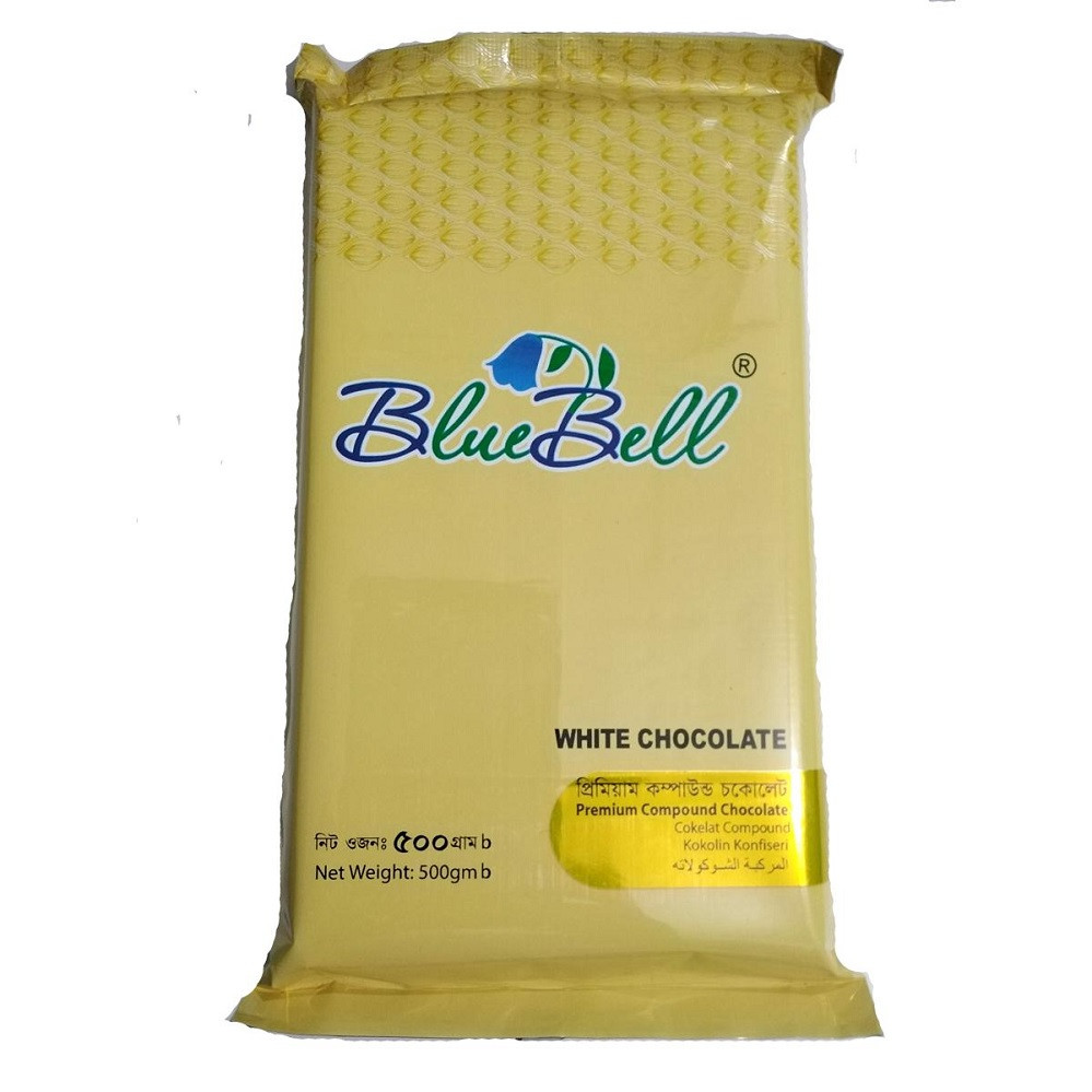 Bluebell Premium White Chocolate Bar- 500g