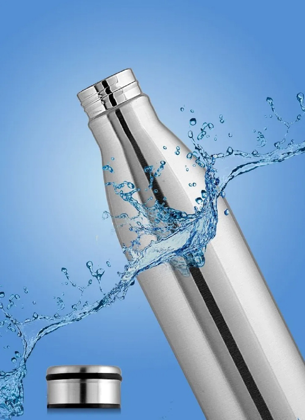 Stainless Steel Water Bottle For School Kids, Men & Women 700Ml