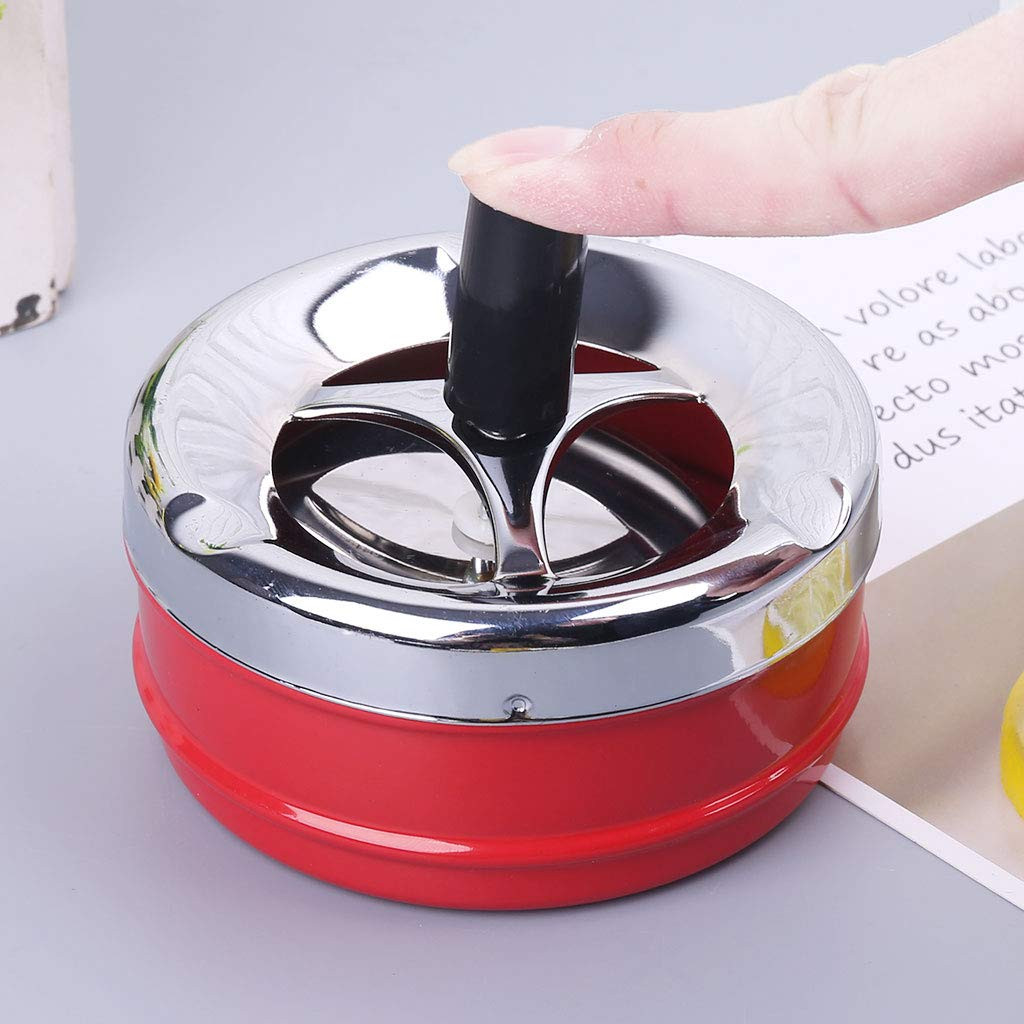 Ashtray 11cm- Rotating ashtray, wind ashtray, storm ashtray- Random Color- 1Pcs