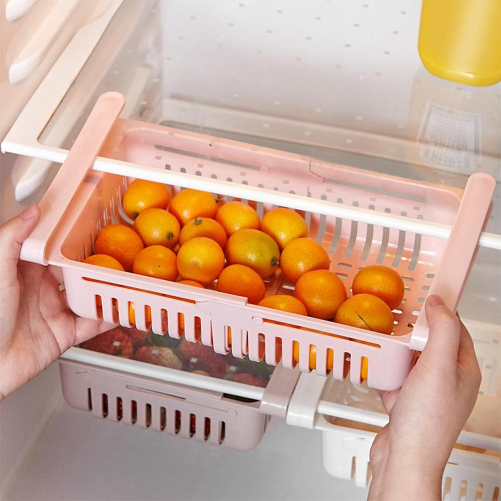 RETRACTABLE KITCHEN FRIDGE BASKET- 1 pcs