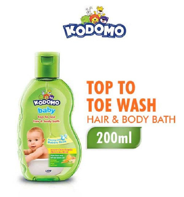 Kodomo Head to Toe Wash 0+ 200ml