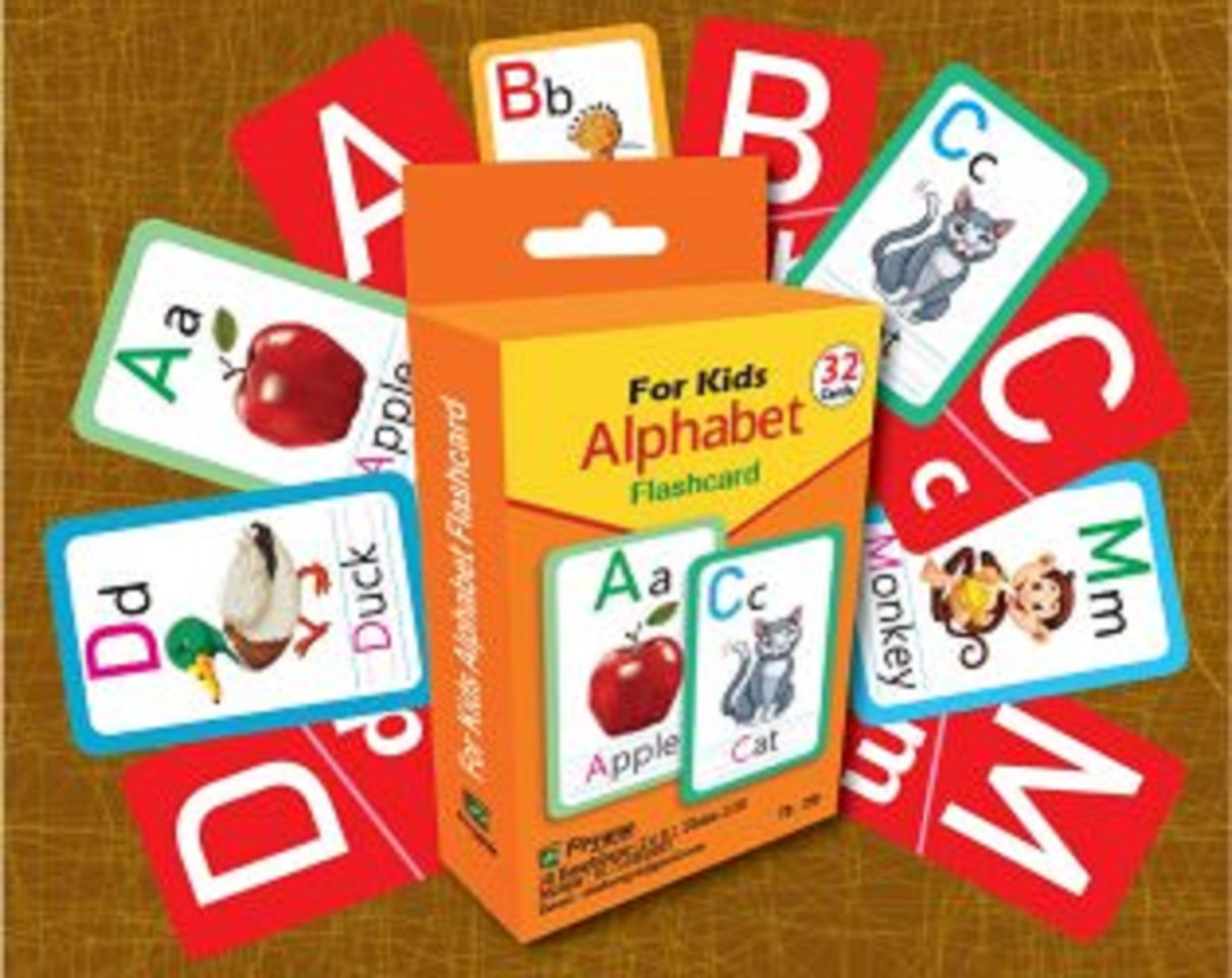 English Alphabet Flash card for Kids Early Learning (3+)