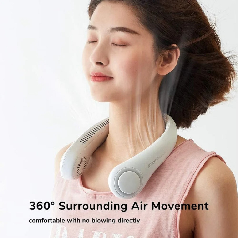 Portable Neck band USB Cooling Fan- Color Random