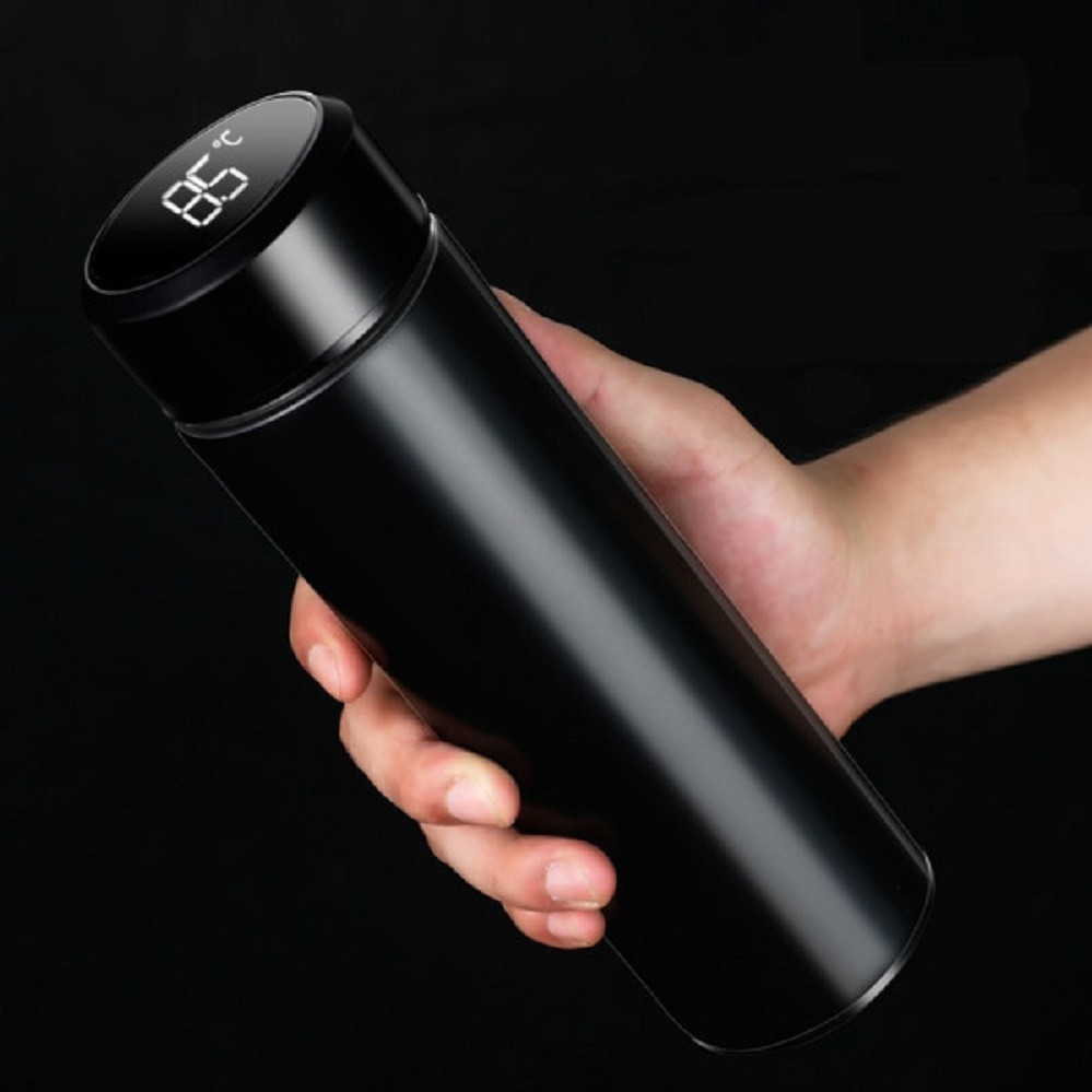 Smart Thermal Digital Temperature Display Water Bottle Multi color- 500 ml