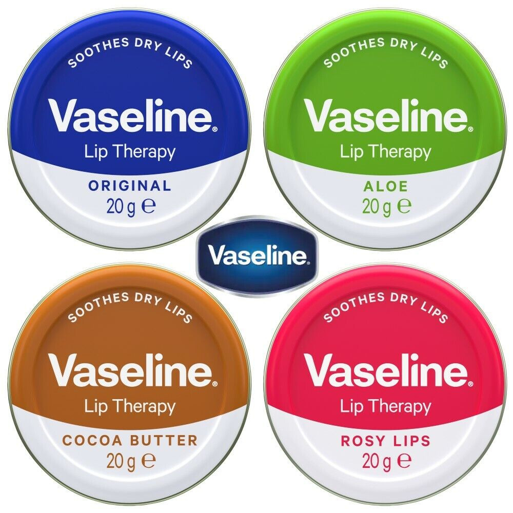 Vaseline Lip Therapy 20g Choose Original, Aloe Vera, Cocoa Butter, Rosy Lips.