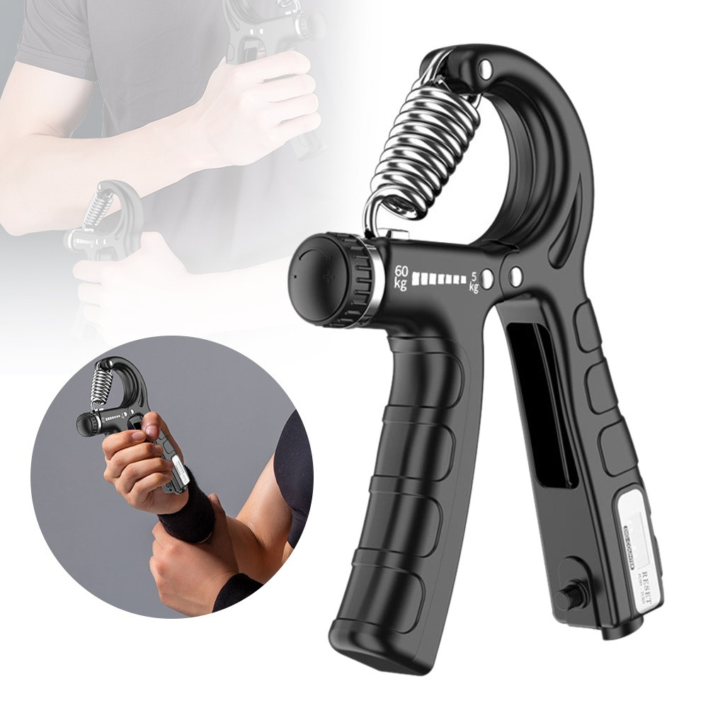 Hand Gripper Adjustable Resistance Hand Grip Strength & Home Gym Exercise Equipment