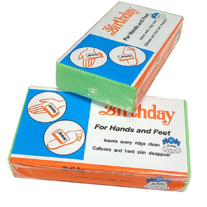 Birthday Foot Cleansing Sponge Bar 1 Pcs