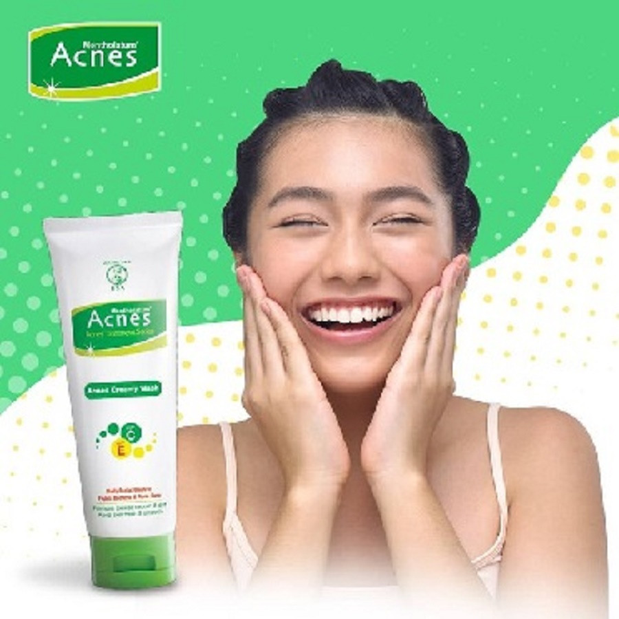 Mentholatum Acnes Natural Care Face Wash Acnes Creamy Wash – 100ml