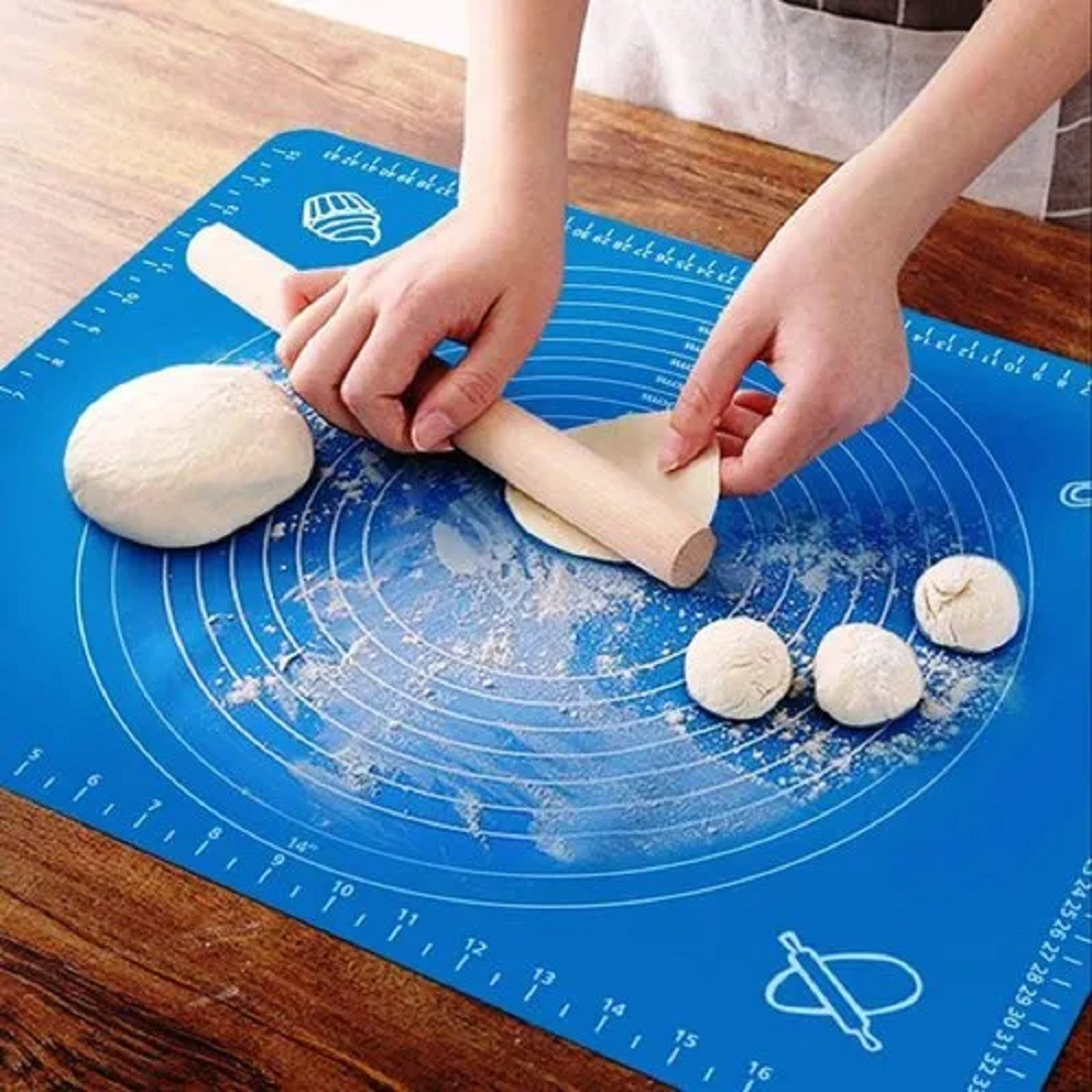 Silicone Baking Mat for Pastry & Roti Rolling, Silicon Baking Mat.