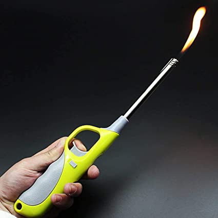 Kitchen Gas Stove Lighter With Adjustable Flame & Refillable Gas