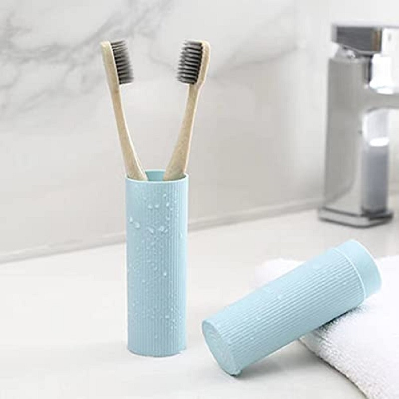 Slim Shape Travel Toothbrush Toothpaste Case Holder Portable Toothbrush Storage 1pcs