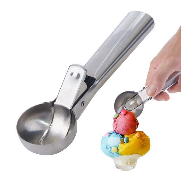 Premium Ice Cream Scoop – Stainless Steel Ice Cream Scooper
