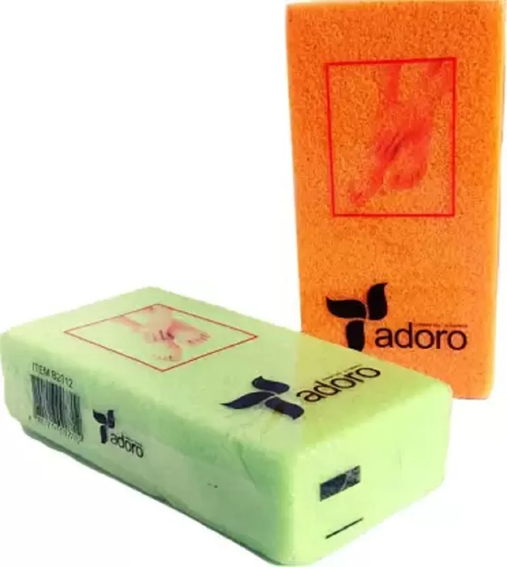 (Pack of 5) Adoro Premium Quality Pumice Sponge / Pedicure sponge / Skin Scrubber / Foot scrubber stone.