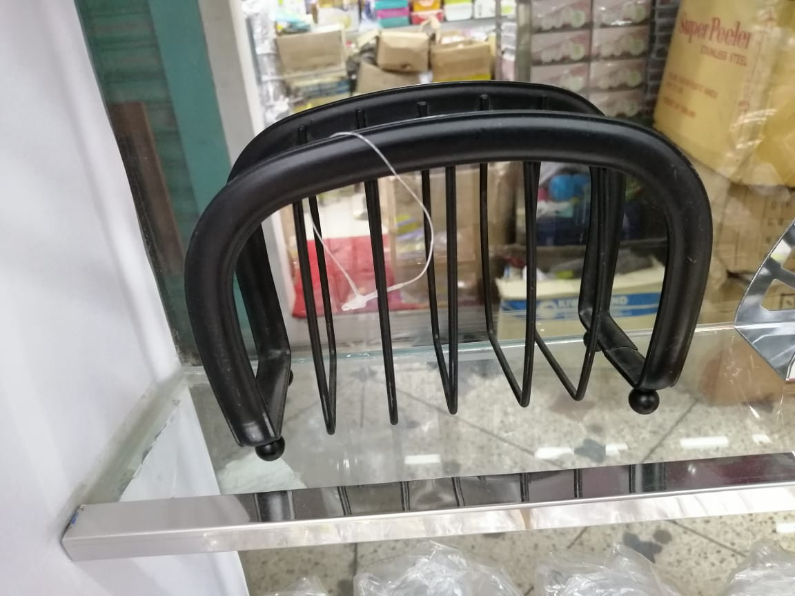 Napkin Holder High Quality Metal Color Black 1 Pcs