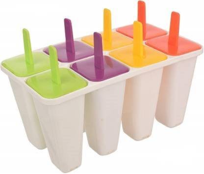 Ice Cream Mold 8 pieces Set For Making Malai, Kulfi, Ice & Ice Cream